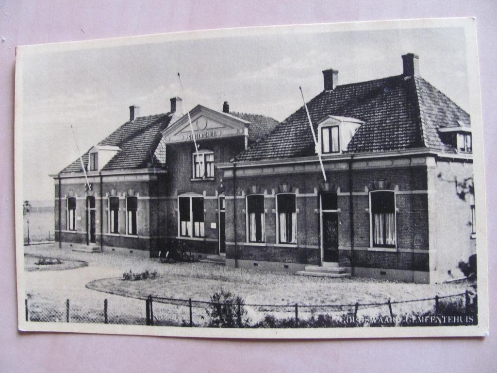 Goudswaard, gemeentehuis, Ophalen of Verzenden, 1920 tot 1940, Zuid-Holland