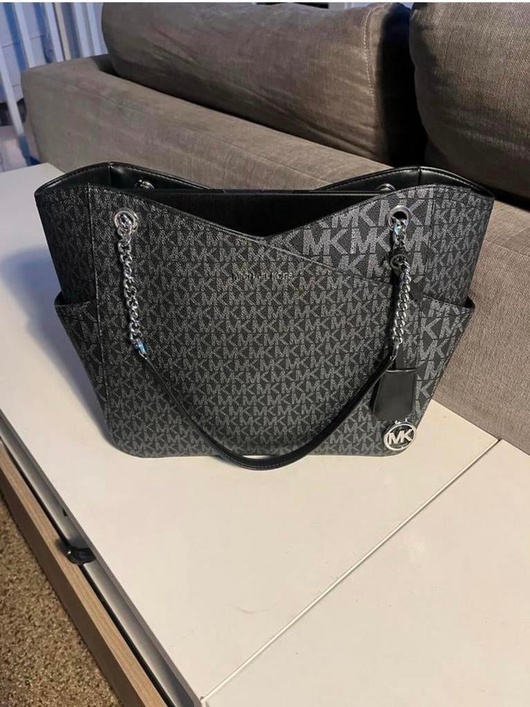 Michael Kors tas - Stijlvolle shopper in zwart/grijs, Sieraden, Tassen en Uiterlijk, Tassen | Damestassen, Ophalen of Verzenden