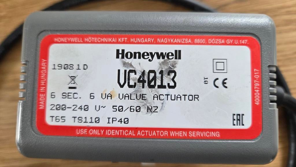 Honeywell VC4013 vervangmotor - 230 V, Ophalen of Verzenden, Gebruikt, Overige typen