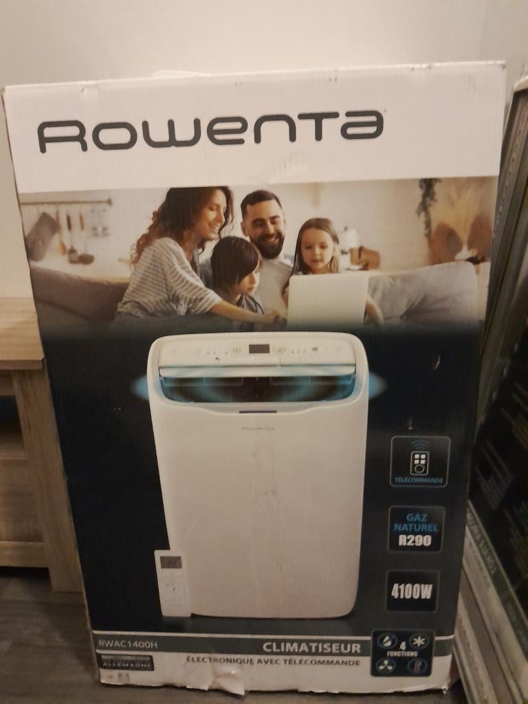 Rowenta Mobiele Airco - Krachtige Koeling voor Thuis, Minder dan 60 m³, 3 snelheden of meer, Ophalen of Verzenden, Zo goed als nieuw