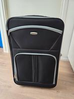 Zwarte koffer met wieltjes - Anne O'Leary, Sieraden, Tassen en Uiterlijk, Koffers, Ophalen, Wieltjes, Gebruikt, 50 tot 60 cm