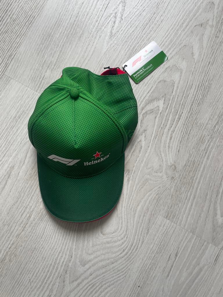 Nieuwe Formule 1 Heineken Pet - Groen, Kleding | Heren, Ophalen of Verzenden, Nieuw, One size fits all, Pet