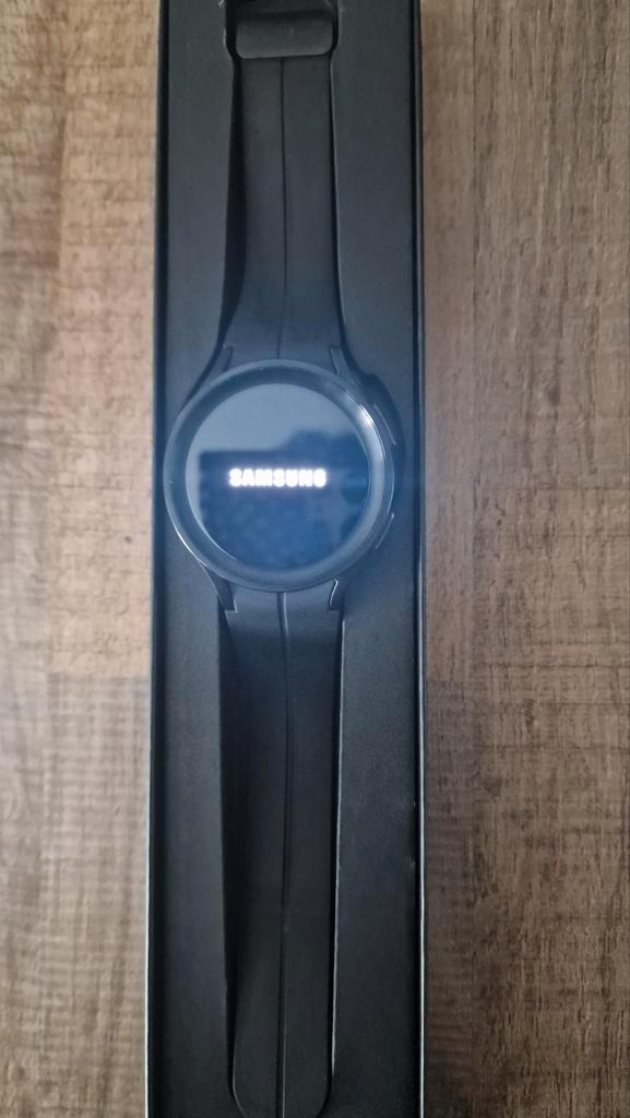 Te Koop, Samsung Galaxy Watch 5pro zwart 45mm., Sieraden, Tassen en Uiterlijk, Smartwatches, Gebruikt, Android, Zwart, Afstand