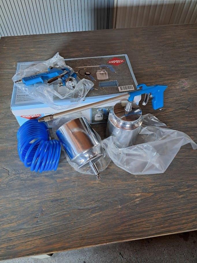 Airpress verfspuit/vloeistof spuitpistool, Doe-het-zelf en Verbouw, Compressors, Ophalen of Verzenden, Nieuw