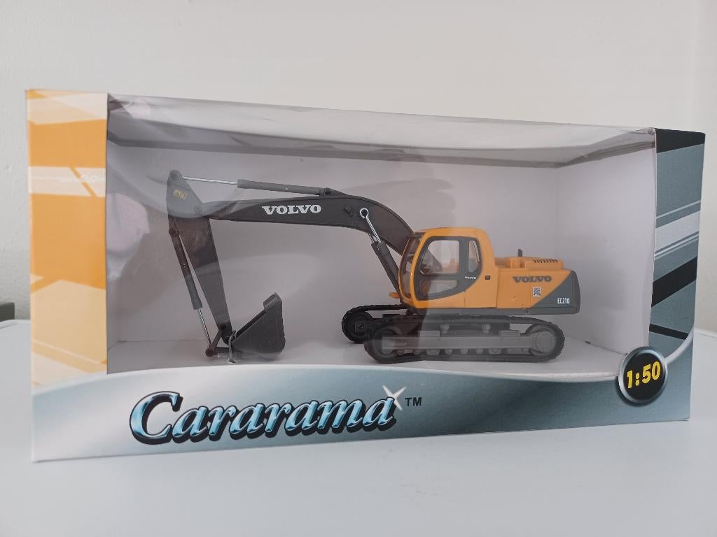 Cararama Volvo EC210 Crawler Excavator 1/50, Ophalen of Verzenden, Zo goed als nieuw, Overige typen, Overige merken