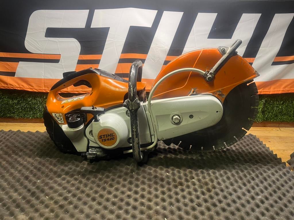 STIHL TS 420 Bandenzaag 2020 Diamant 350mm, Ophalen of Verzenden, Zo goed als nieuw