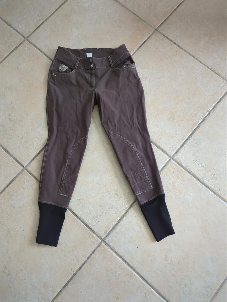 Bruine rijbroek, Dieren en Toebehoren, Paardrijkleding, Gebruikt, Kinderen, Dressuur, Onderkleding