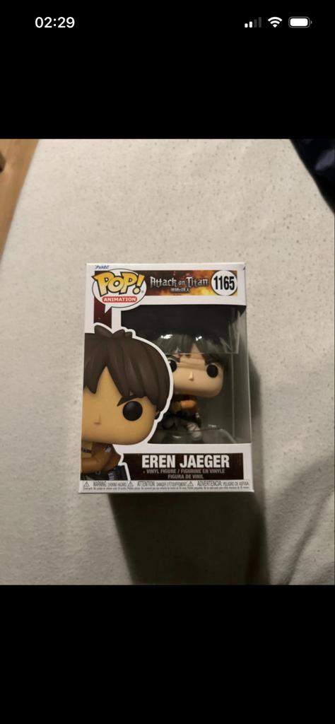 Eren Jaeger Funko Pop 1165 Attack on Titan, Verzamelen, Poppetjes en Figuurtjes, Ophalen of Verzenden, Nieuw