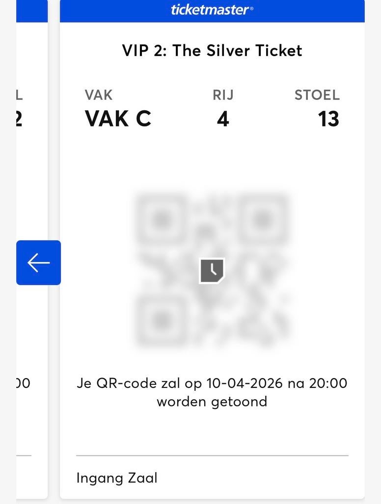 2x Zilver Vip kaarten Matt rife, Twee personen, April