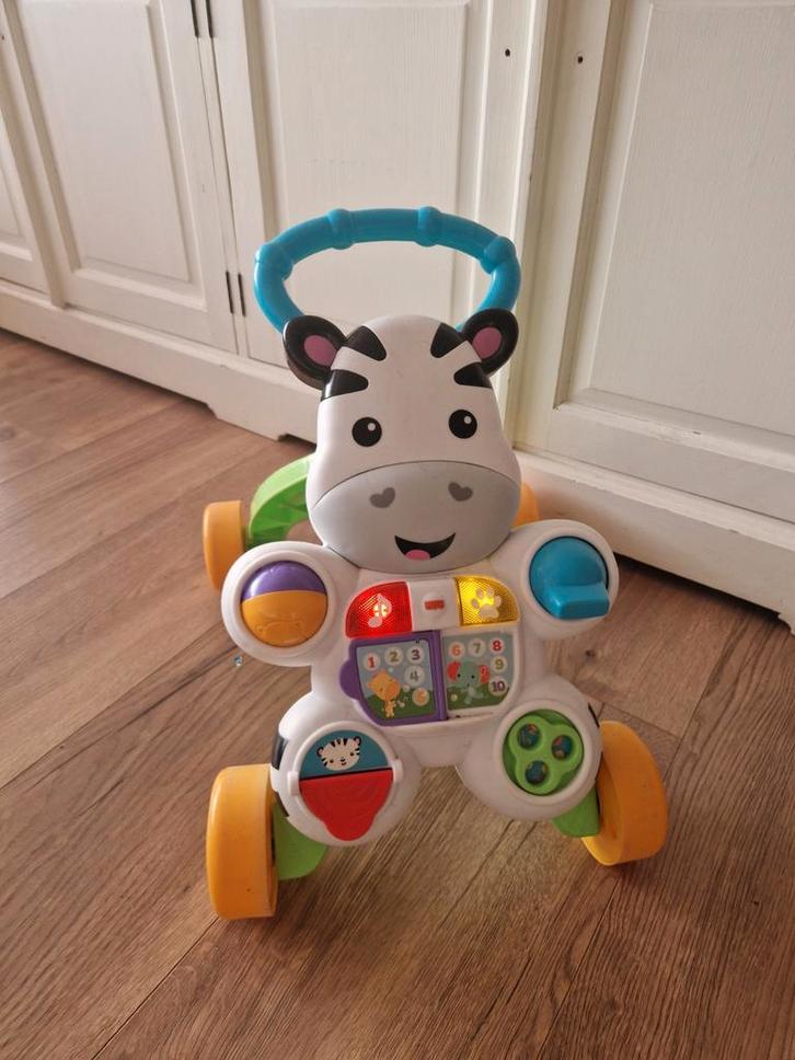 Fisher-Price Zebra Loopwagen - Zo goed als nieuw, Kinderen en Baby's, Speelgoed | Babyspeelgoed, Zo goed als nieuw, Overige typen