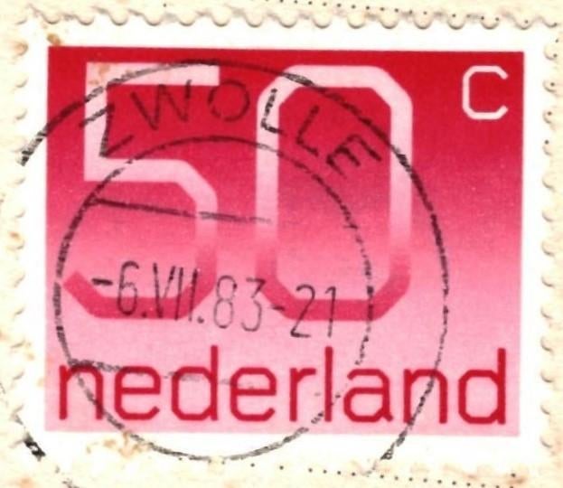 801342 Diever Drenthe 80+ Gelopen met postzegel, Ophalen of Verzenden, 1980 tot heden, Gelopen, Drenthe