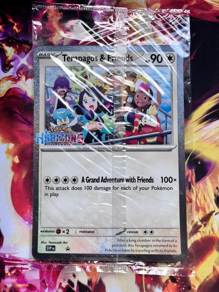 Pokemon Terapagos & Friends Jumbo Kaart, Ophalen of Verzenden, Nieuw, Losse kaart, Foil