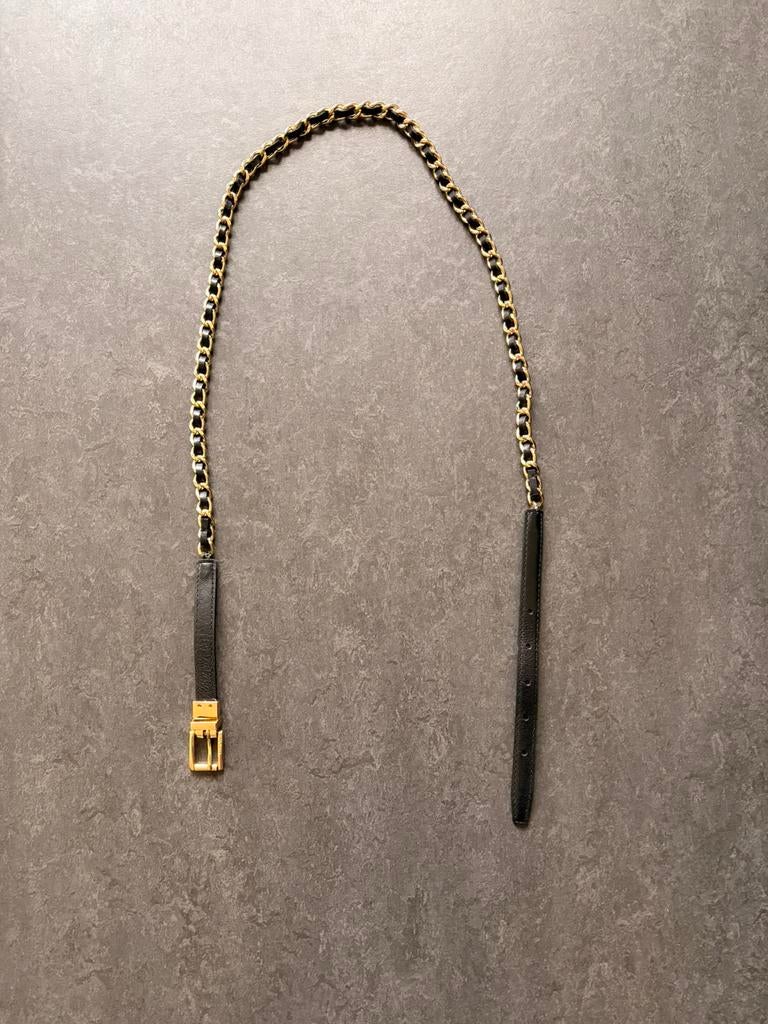Calvin Klein reversible leren riem 117 cm, Ophalen of Verzenden, Zo goed als nieuw, Zwart