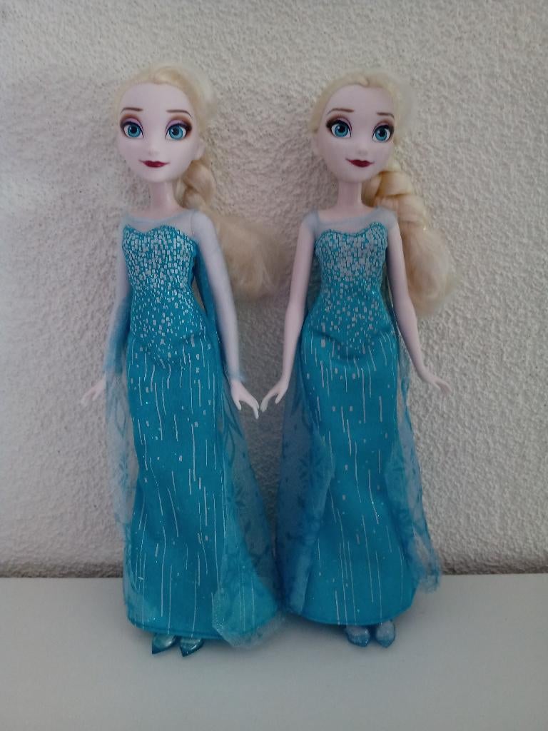 Disney Frozen – 2 x ELSA (Hasbro) B5162, Kinderen en Baby's, Speelgoed | Poppen, Ophalen of Verzenden, Gebruikt, Overige typen
