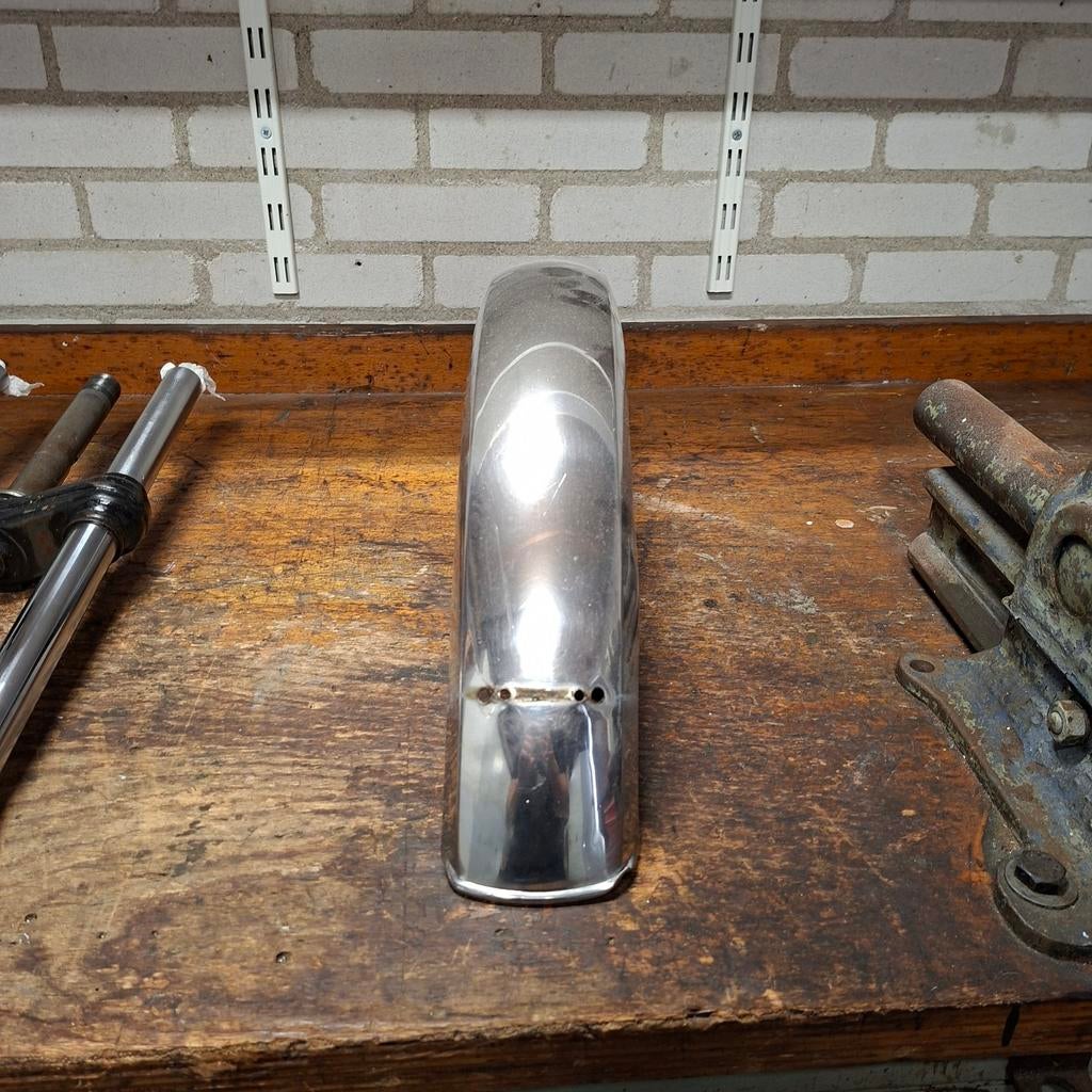 RVS spatbord Kreidler, Fietsen en Brommers, Brommeronderdelen | Kreidler, Ophalen, Gebruikt, Frame