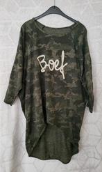 NIEUW! BOEF Tuniek Legergroen  Maat 44/46/48, Verzenden, Nieuw, Groen, Blouse of Tuniek
