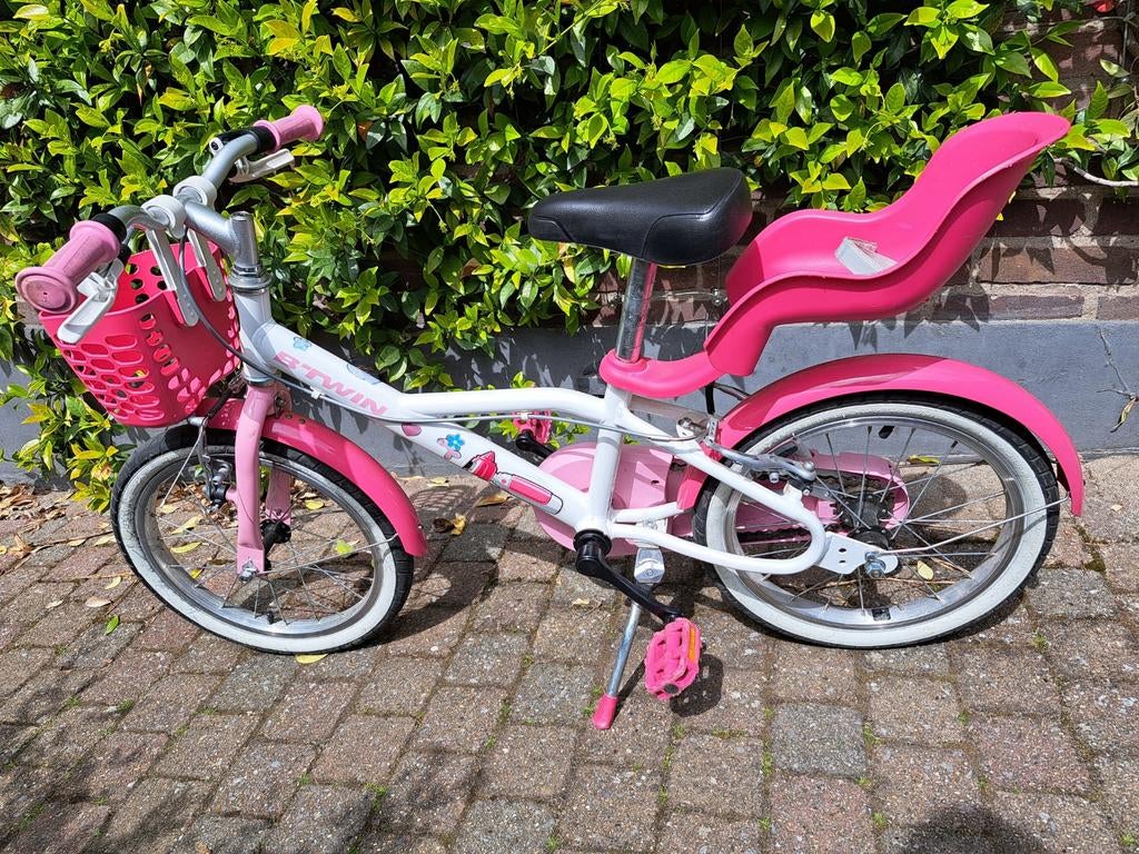Kinderfiets meisje 16 inch, Fietsen en Brommers, Fietsen | Meisjes, Ophalen, Gebruikt, 16 inch