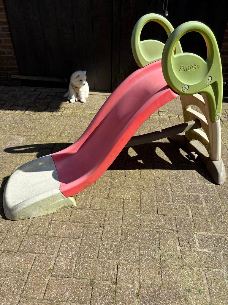 Smoby glijbaan voor urenlang speelplezier, Ophalen, Gebruikt