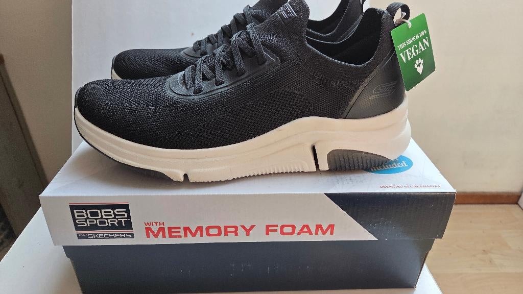 Dames Skechers zwart Bobs Sparrow flex 41 - NIEUW IN DOOS, Skechers, Zwart, Nieuw, Ophalen of Verzenden