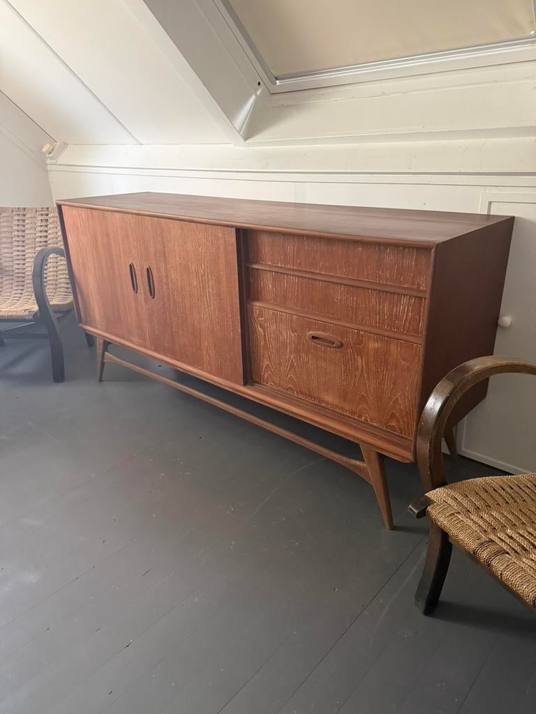 Gereserveerd: Pastoe dressoir teak hout, Ophalen, Gebruikt, 150 tot 200 cm, Teakhout