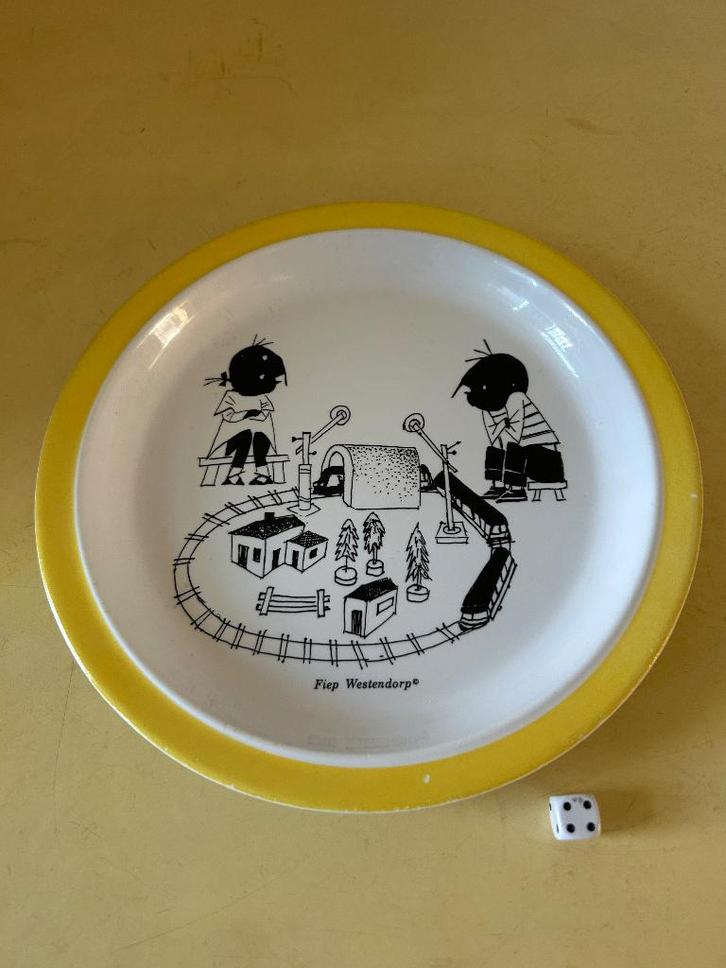 HEMA Jip en Janneke bord & van Fiep Westendorp, Kinderen en Baby's, Kinderspulletjes, Gebruikt, Ophalen of Verzenden