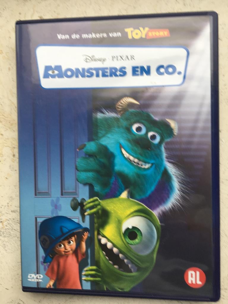 Disney Pixar Monsters & Co DVD, Cd's en Dvd's, Dvd's | Tekenfilms en Animatie, Europees, Tekenfilm, Alle leeftijden, Ophalen of Verzenden