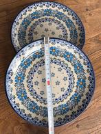 2x ontbijtbord 20cm Bunzlau Castle, Ophalen of Verzenden, Zo goed als nieuw, Bord(en), Overige stijlen