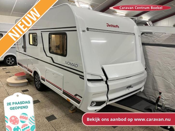 Dethleffs Nomad 460 EL *2025* first edition, Caravans en Kamperen, Caravans, 1000 - 1250 kg, Standaardzit, Dethleffs, 2 aparte bedden