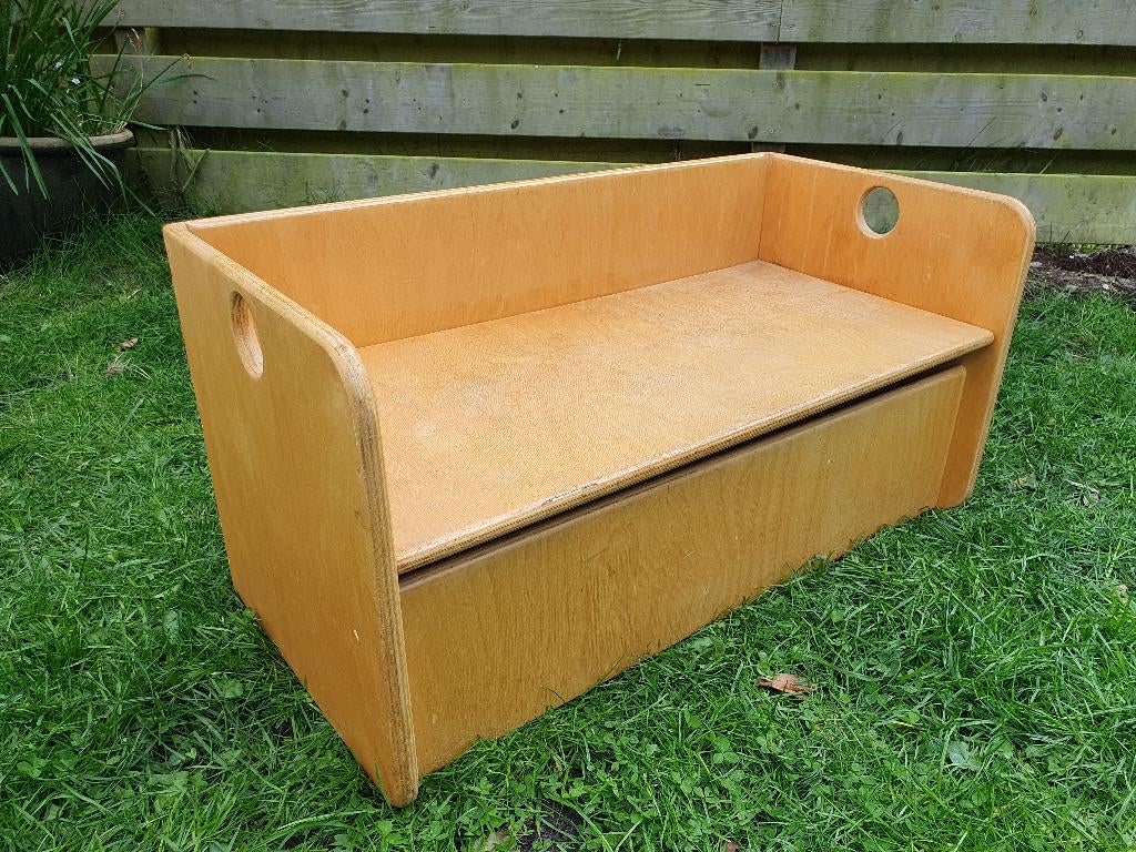 Schoolbankje, Kinderen en Baby's, Kinderkamer | Tafels en Stoelen, Ophalen, Gebruikt, Stoel(en)