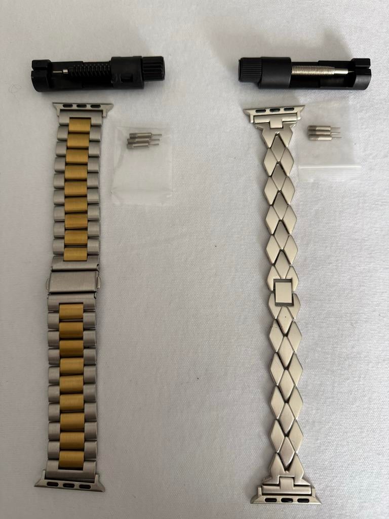Horloge bandjes rvs voor Apple Watch 30-42mm, Overige merken, Staal, Polshorloge, Nieuw