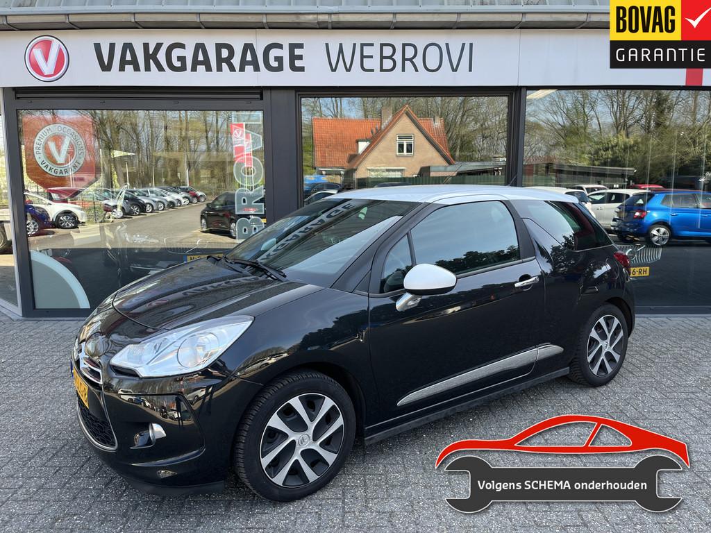 Citroën DS3 1.6 e-HDi So Chic Two-Tone (bj 2011), Voorwielaandrijving, Euro 5, 28 km/l, Gebruikt