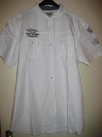 Gestreepd hemd, EL, Cedar Wood State, korte mouwen, Ophalen of Verzenden, Zo goed als nieuw, Overige kleuren, Halswijdte 43/44 (XL)