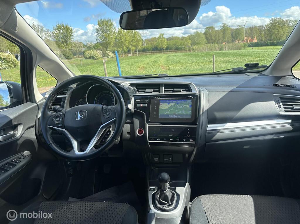 Honda Jazz 1.3 i-VTEC Elegance Trekhaak Camera Cruise✅, Auto's, Voorwielaandrijving, Gebruikt, Zwart, 4 cilinders