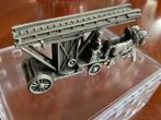 Brandweer-paardenwagen miniatuur van tin, Ophalen of Verzenden, Zo goed als nieuw, Overige typen