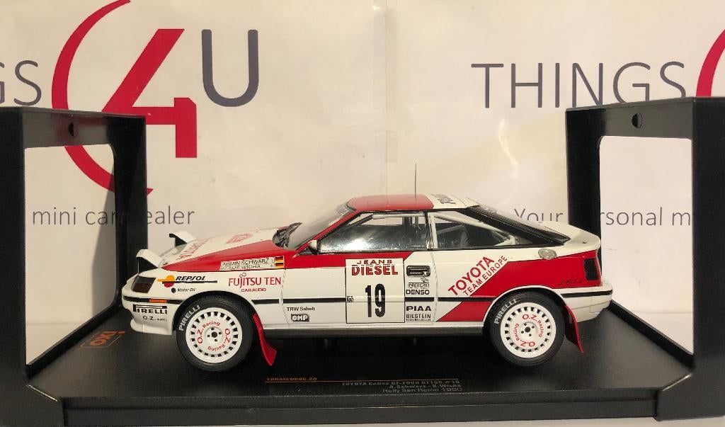 Ixo 1:18 Toyota Celica GT-4 (ST165) #19 Rally San Remo, Ophalen of Verzenden, Nieuw, Auto, Overige merken