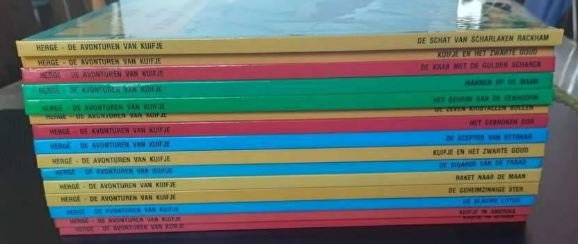 Kuifje hardcovers a4 formaat  zgan  slechts €7,50 p. st., Ophalen of Verzenden, Zo goed als nieuw, Meerdere stripboeken, Hergé