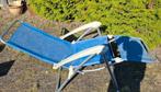 Strand stoel, Ophalen, Zo goed als nieuw, Aluminium