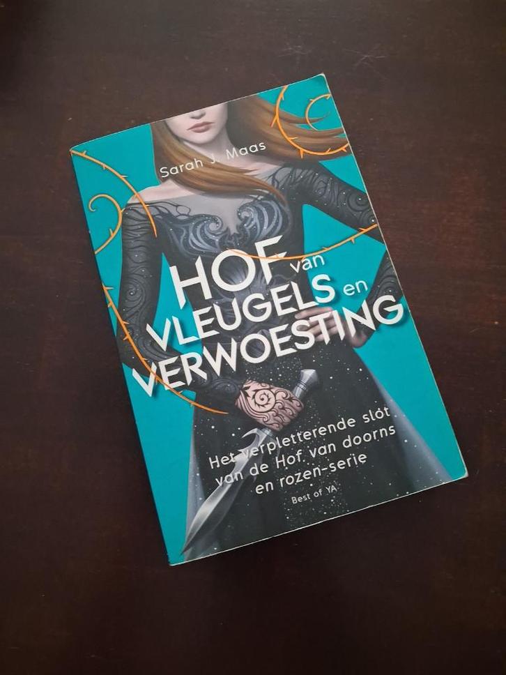 Sarah J. Maas - hof van vleugels en verwoesting, Boeken, Fantasy, Zo goed als nieuw, Ophalen of Verzenden