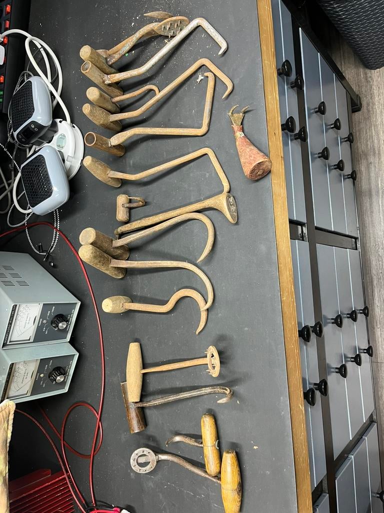 Antiek patent haken haven arbeiders gereed schap, Ophalen of Verzenden