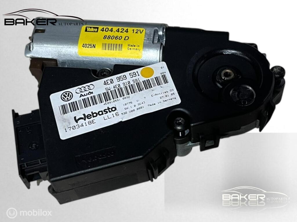 Schuifdak motor Audi A8 D3 ('02-'10) 4E0959591, Auto-onderdelen, Elektronica en Kabels, Audi, Gebruikt, Ophalen of Verzenden