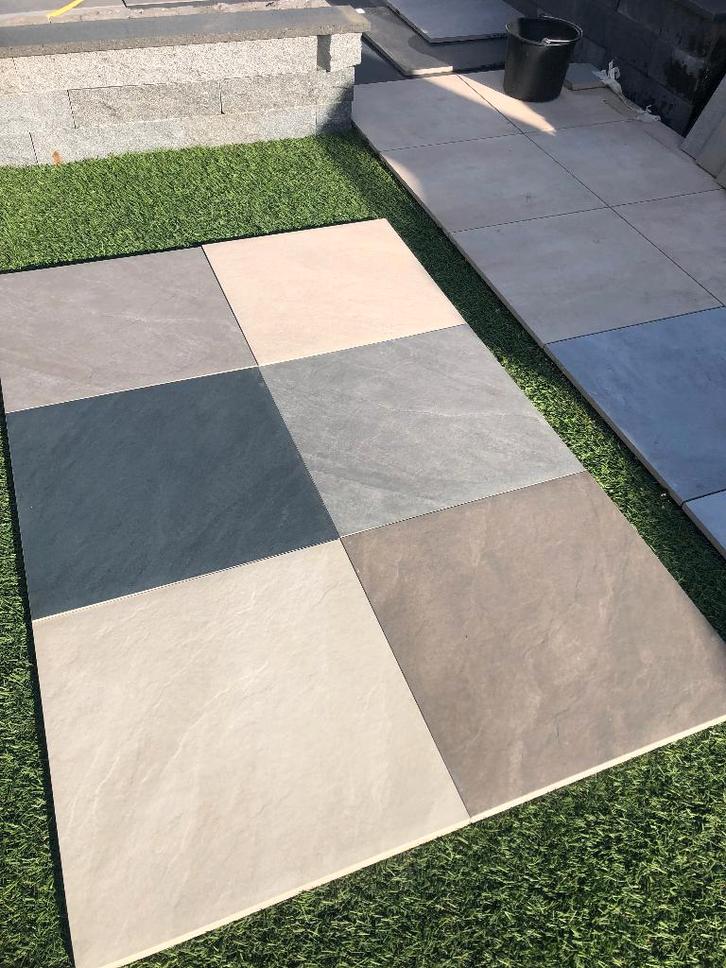 keramische terrastegels 60x60x3 1 ste keus nu 45 euro p/m2, Tuin en Terras, Tegels en Klinkers, Nieuw, Terrastegels, Keramiek