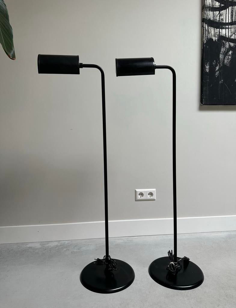 Vintage Mid Century Scandinavian vloerlamp van Abo Randers, Huis en Inrichting, Lampen | Vloerlampen, Ophalen, Zo goed als nieuw
