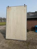 2 Schuifdeuren 330x200cm met 775cm rail, Doe-het-zelf en Verbouw, Deuren en Horren, Ophalen, Gebruikt, Overige typen, Schuifdeur