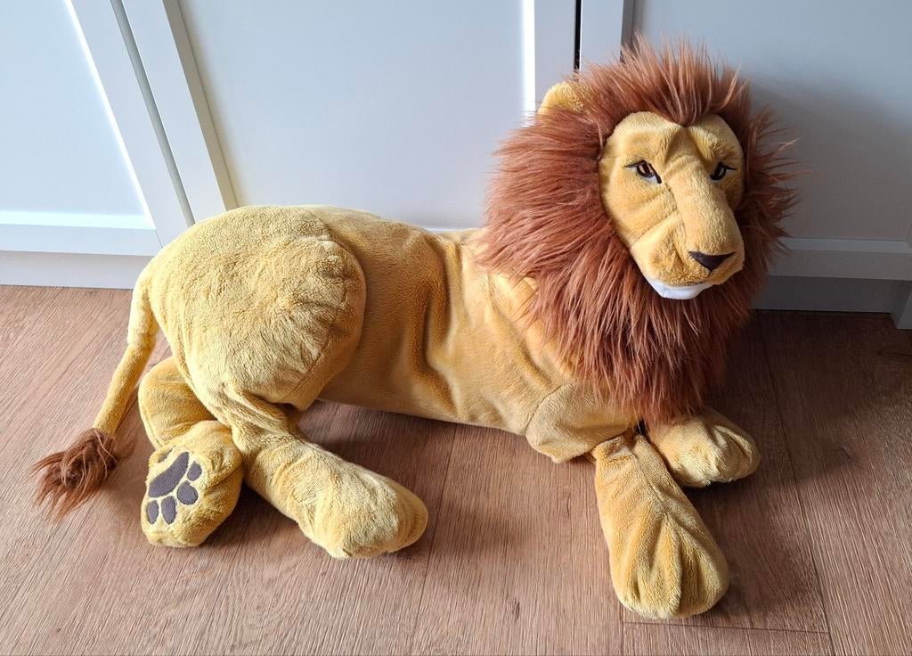 Djungelskog leeuw knuffel Ikea, Gebruikt, IKEA, Overige typen, Ophalen of Verzenden