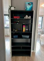 Stevige antracietkleurige kast met 9 vakken, Huis en Inrichting, Kasten | Boekenkasten, Ophalen, Minder dan 50 cm, Gebruikt, 150 tot 200 cm