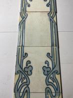5 tegels Hemiksem art nouveau, Antiek en Kunst, Ophalen of Verzenden