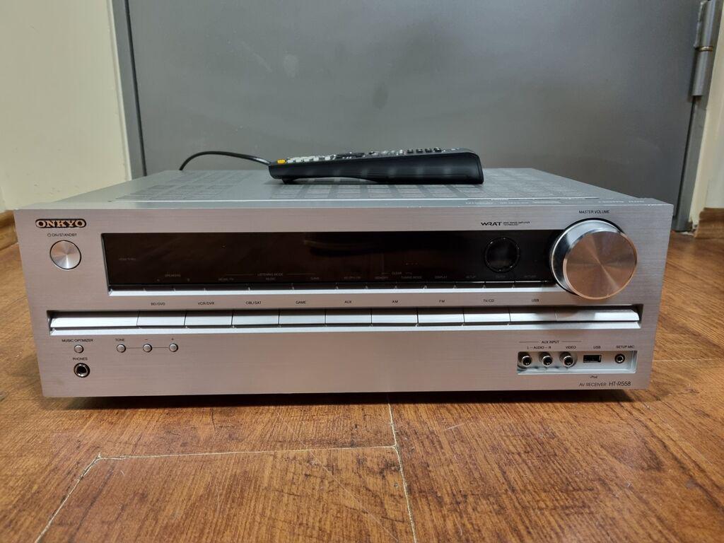 Onkyo HT-R558 (TX-SR313) Zilver, Ophalen, Zo goed als nieuw, 120 watt of meer, Onkyo