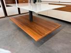 Hulsta salontafel wit noten hout Design tafel 120x70, Huis en Inrichting, 100 tot 150 cm, Hulsta, Zo goed als nieuw, Minder dan 50 cm