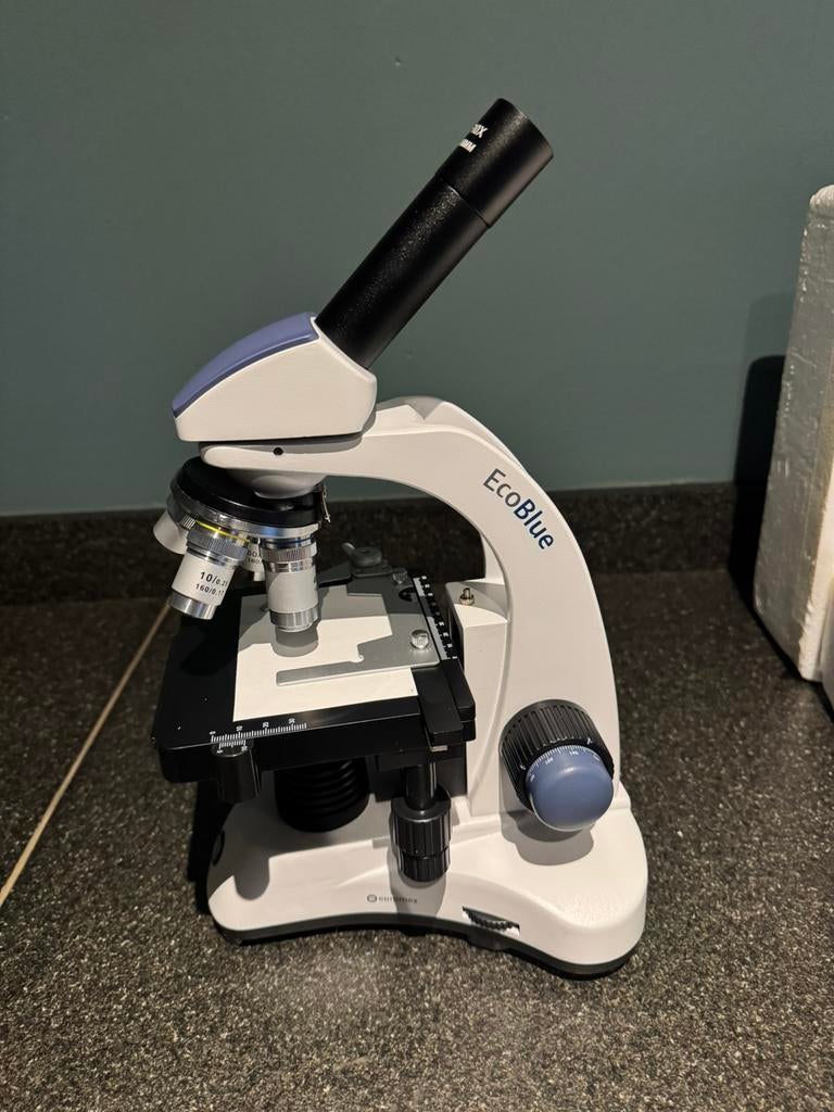 Euromex EcoBlue EC.1151 monocular microscope, Ophalen, Nieuw, Biologische microscoop