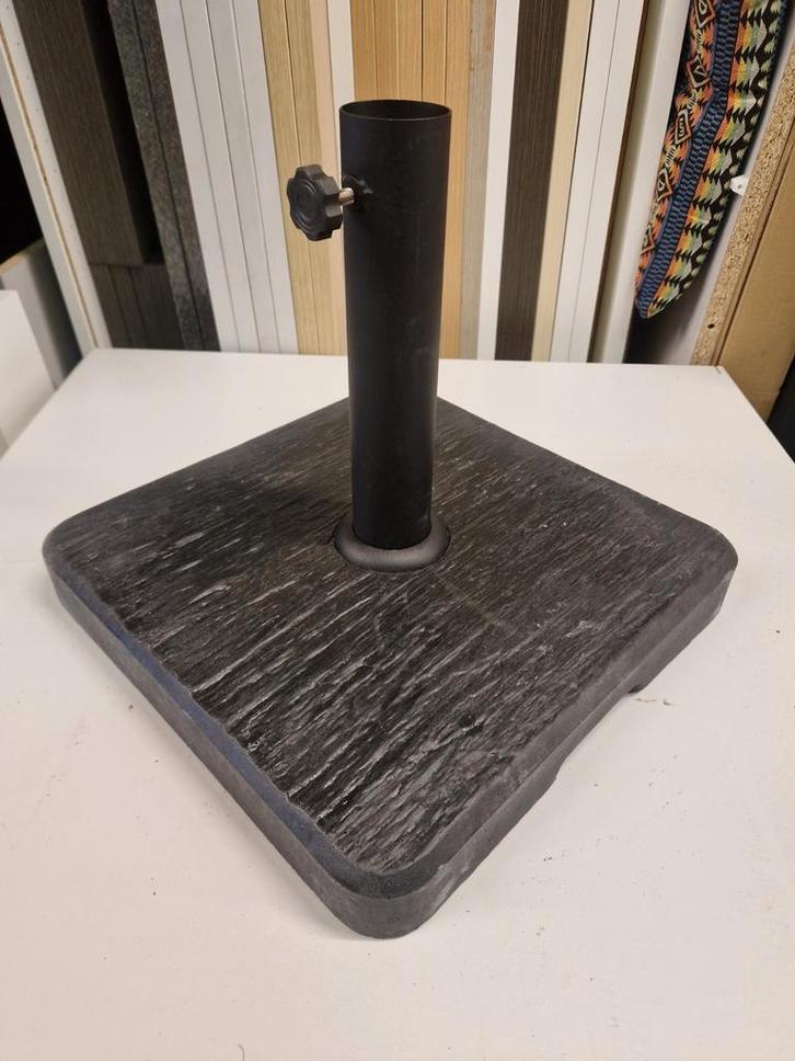 Partij Parasolvoet 40x40x6 cm 20 Kg Zwart, Tuin en Terras, Parasols, Nieuw, Parasolvoet, Minder dan 1 meter, Verstelbaar, Ophalen of Verzenden